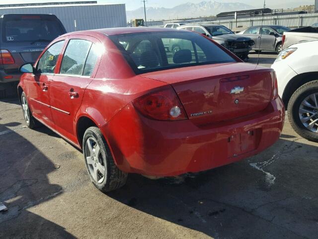 1G1AL58FX87243179 - 2008 CHEVROLET COBALT LT RED photo 3