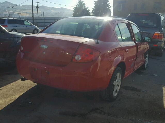 1G1AL58FX87243179 - 2008 CHEVROLET COBALT LT RED photo 4