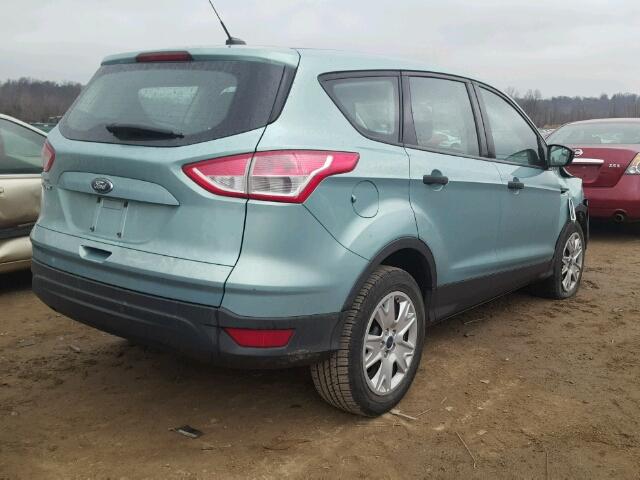 1FMCU0F7XDUB80636 - 2013 FORD ESCAPE S GREEN photo 4