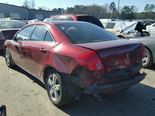 1G2ZH57N384229537 - 2008 PONTIAC G6 GT RED photo 3