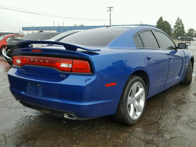 2C3CDXCT0CH241514 - 2012 DODGE CHARGER R/ BLUE photo 4