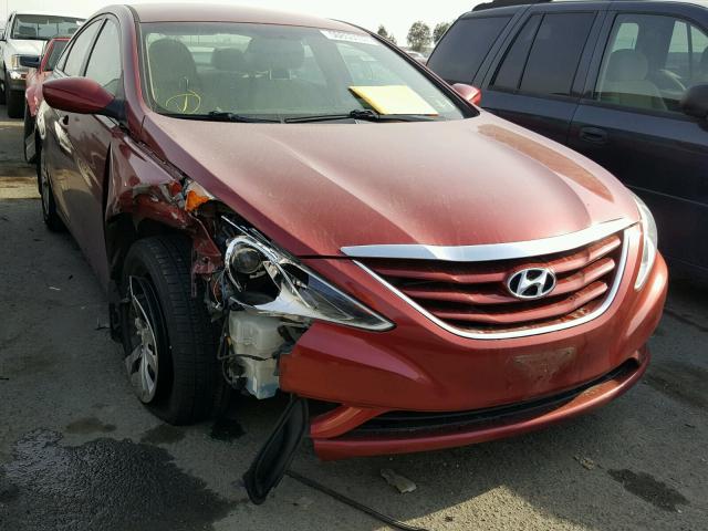 5NPEB4AC6CH431983 - 2012 HYUNDAI SONATA GLS RED photo 1