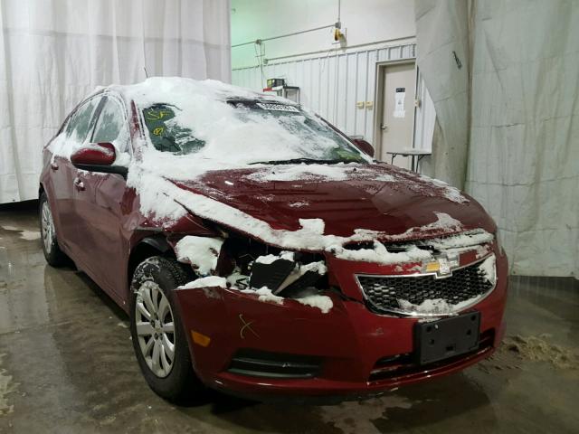 1G1PF5S99B7114135 - 2011 CHEVROLET CRUZE LT RED photo 1