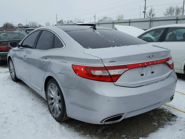 KMHFH4JGXCA157969 - 2012 HYUNDAI AZERA GLS SILVER photo 3