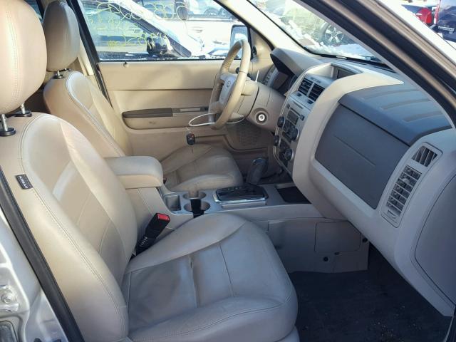 1FMCU93168KB45632 - 2008 FORD ESCAPE XLT SILVER photo 5