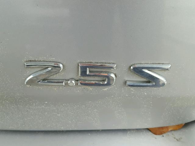 1N4AL11D55C267813 - 2005 NISSAN ALTIMA S SILVER photo 9