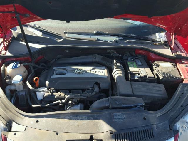 WVWBA71F29V012751 - 2009 VOLKSWAGEN EOS TURBO RED photo 7