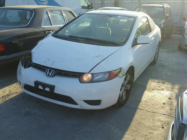 2HGFG12866H556172 - 2006 HONDA CIVIC EX WHITE photo 2