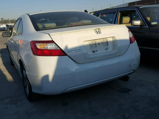 2HGFG12866H556172 - 2006 HONDA CIVIC EX WHITE photo 3