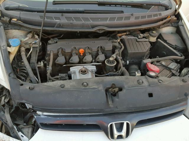 2HGFG12866H556172 - 2006 HONDA CIVIC EX WHITE photo 7