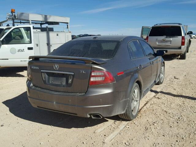 19UUA66228A021885 - 2008 ACURA TL GRAY photo 4