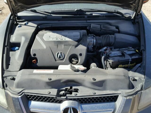 19UUA66228A021885 - 2008 ACURA TL GRAY photo 7