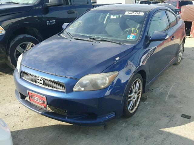 JTKDE167450029207 - 2005 TOYOTA SCION TC BLUE photo 2