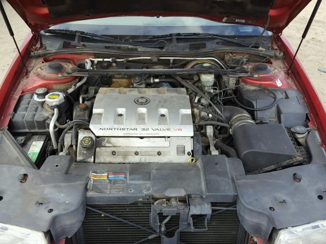 1G6ET129X2B101202 - 2002 CADILLAC ELDORADO T BURGUNDY photo 7