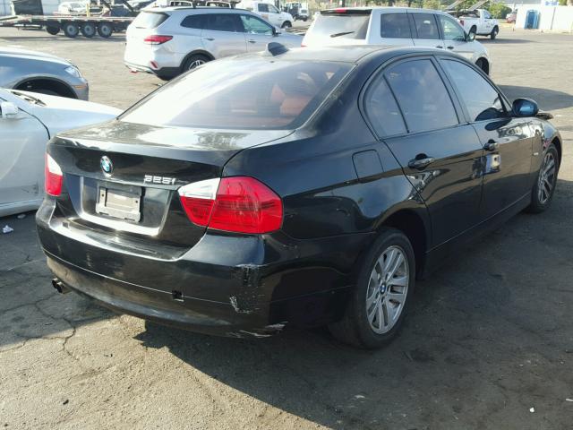 WBAVB175X6NK37319 - 2006 BMW 325 I AUTO BLACK photo 4