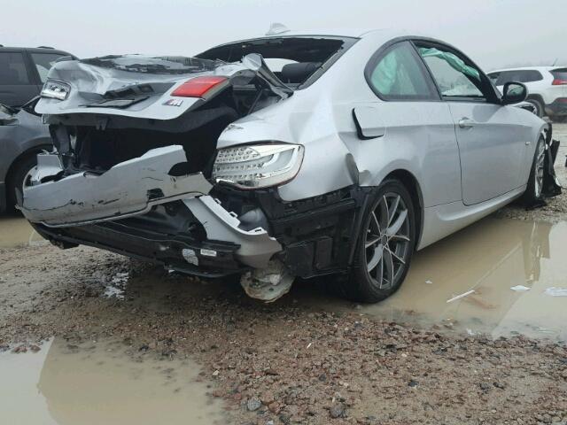 WBAKE3C57BE769052 - 2011 BMW 328 I GRAY photo 4