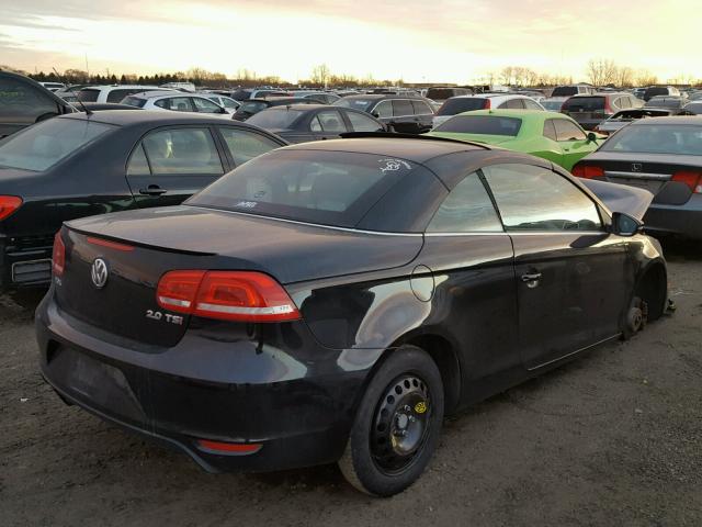 WVWBW7AH4CV013491 - 2012 VOLKSWAGEN EOS KOMFOR შავი ფოტო 4