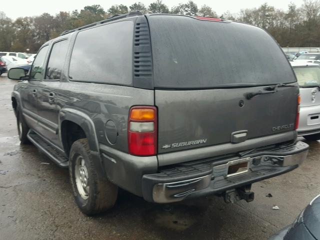 1GNEC16Z52J282469 - 2002 CHEVROLET SUBURBAN C GRAY photo 3