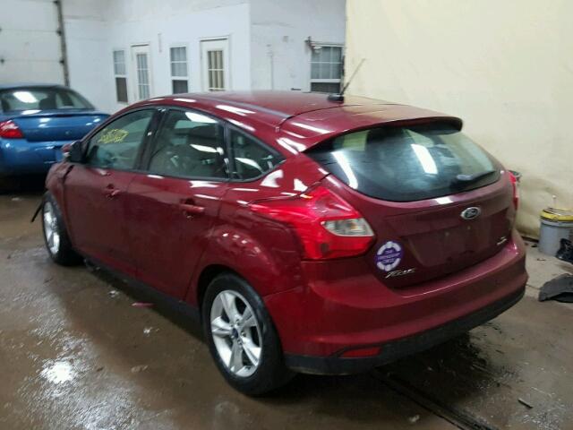 1FADP3K28EL275639 - 2014 FORD FOCUS SE RED photo 3