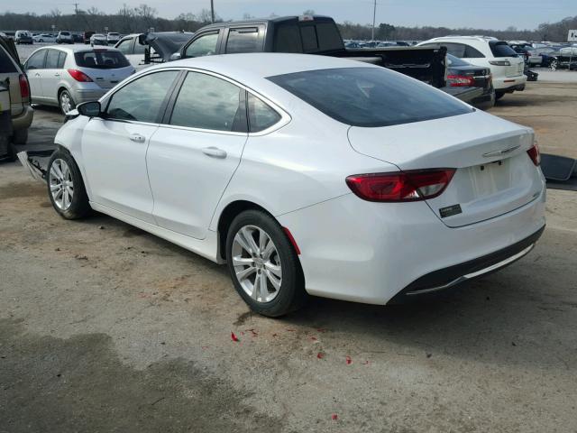 1C3CCCAB6GN101888 - 2016 CHRYSLER 200 LIMITE WHITE photo 3