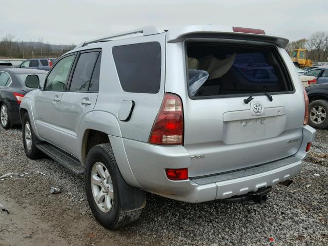 JTEZT14R640016833 - 2004 TOYOTA 4RUNNER SR SILVER photo 3