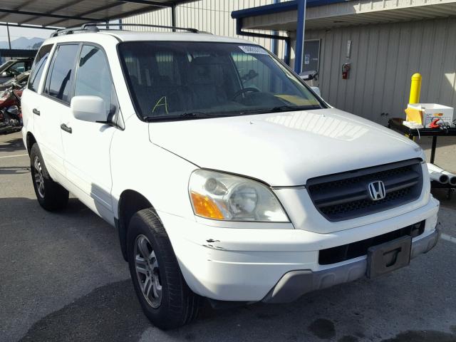 2HKYF18664H594540 - 2004 HONDA PILOT EXL WHITE photo 1