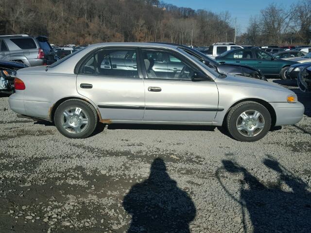 1Y1SK5286XZ407454 - 1999 CHEVROLET GEO PRIZM SILVER photo 9