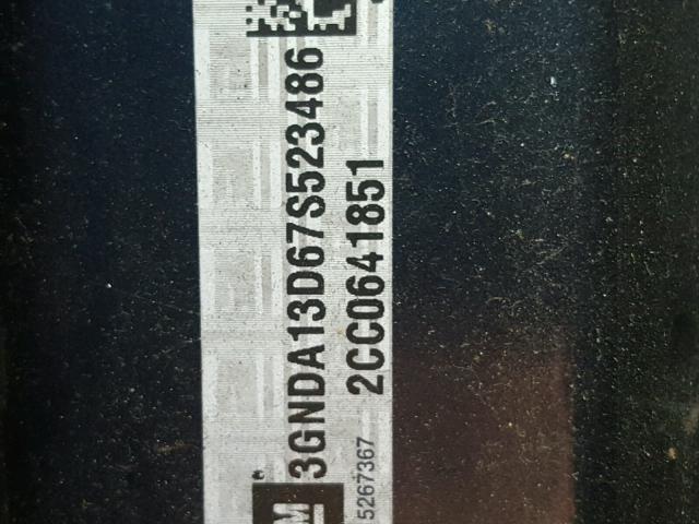 3GNDA13D67S523486 - 2007 CHEVROLET HHR LS ლურჯი ფოტო 10