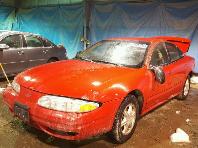 1G3NL52F63C206793 - 2003 OLDSMOBILE ALERO GL RED photo 2