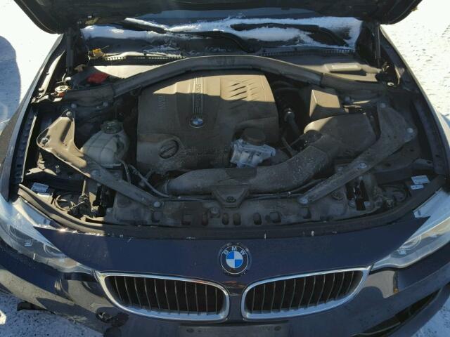 WBA3T7C53FP942514 - 2015 BMW 435 XI BLUE photo 7