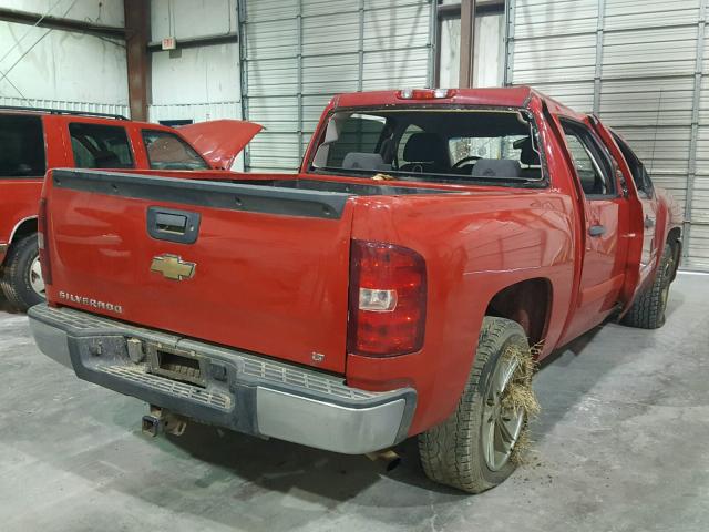 3GCEC13J47G531070 - 2007 CHEVROLET SILVERADO RED photo 4