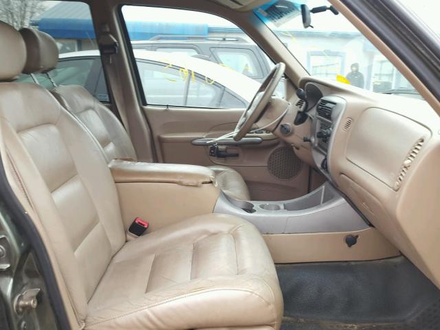 1FMZU67EX1UC05024 - 2001 FORD EXPLORER S 绿色 照片 5