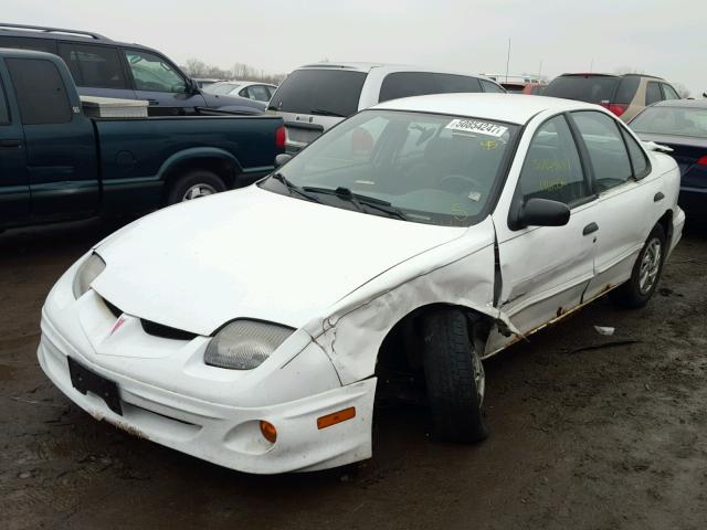 1G2JB5241Y7397835 - 2000 PONTIAC SUNFIRE SE WHITE photo 2