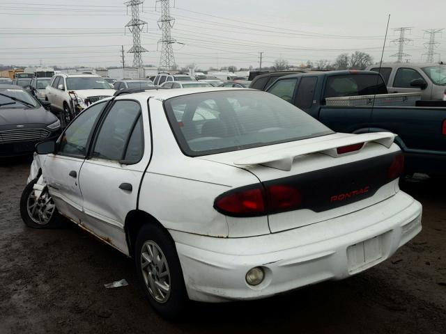 1G2JB5241Y7397835 - 2000 PONTIAC SUNFIRE SE WHITE photo 3