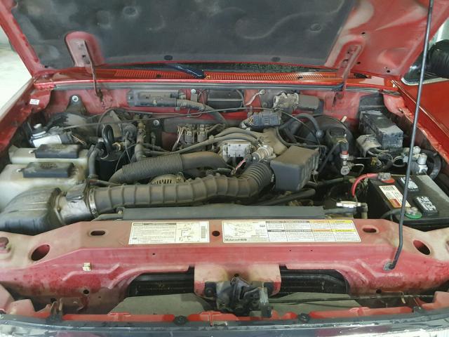 4F4YR16VXYTM33019 - 2000 MAZDA B3000 TROY RED photo 7