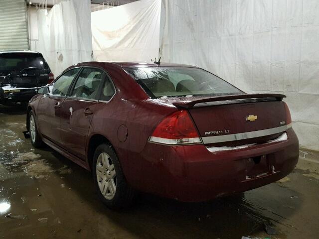 2G1WG5EK2B1285541 - 2011 CHEVROLET IMPALA LT RED photo 3