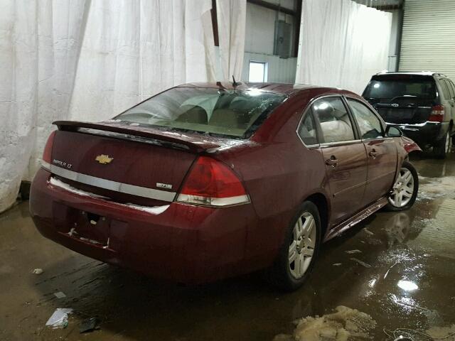 2G1WG5EK2B1285541 - 2011 CHEVROLET IMPALA LT RED photo 4