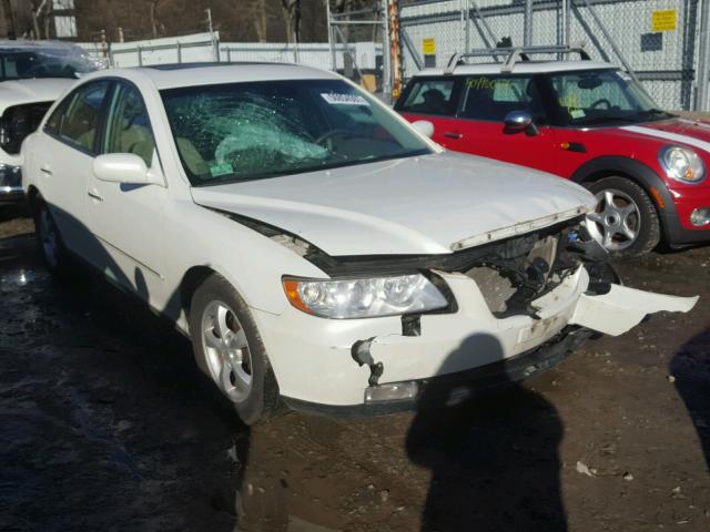 KMHFC46F66A137544 - 2006 HYUNDAI AZERA SE WHITE photo 1