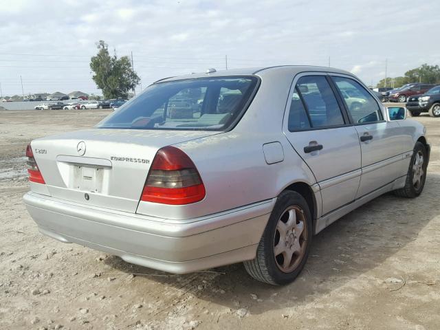 WDBHA24G3YA868209 - 2000 MERCEDES-BENZ C 230 SILVER photo 4