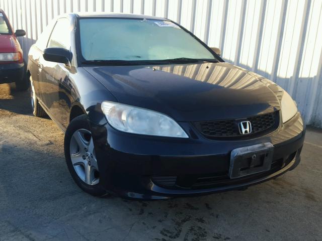 1HGEM22975L002465 - 2005 HONDA CIVIC EX BLACK photo 1