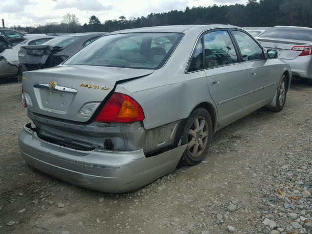 4T1BF28B2YU066865 - 2000 TOYOTA AVALON XL SILVER photo 4