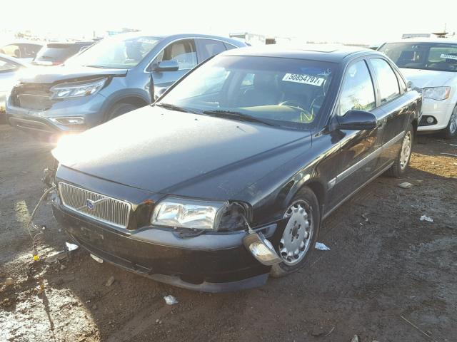 YV1TS94D0Y1101256 - 2000 VOLVO S80 BLACK photo 2