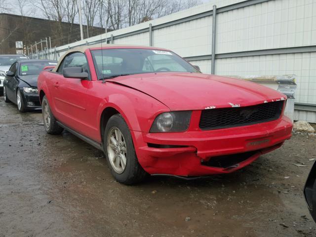 1ZVFT84N365221980 - 2006 FORD MUSTANG RED photo 1