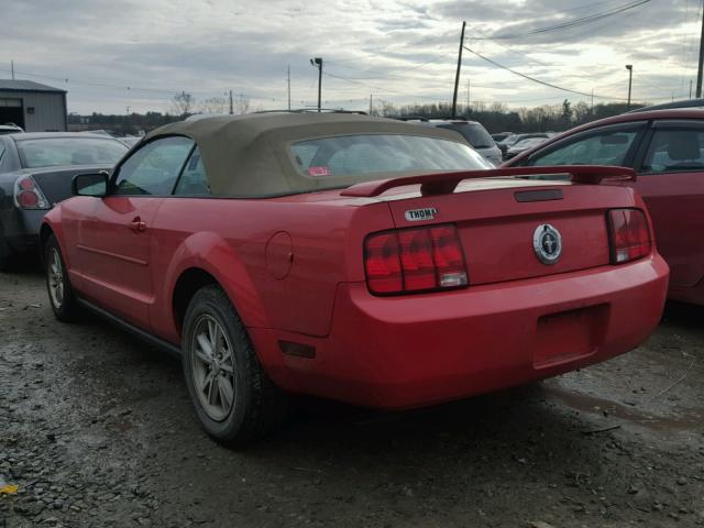 1ZVFT84N365221980 - 2006 FORD MUSTANG RED photo 3