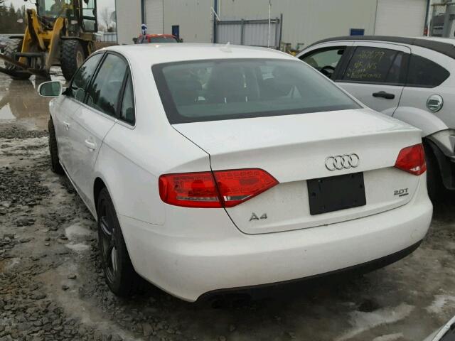 Wauffcfl9an061795 2010 Audi A4 Premium White Price History