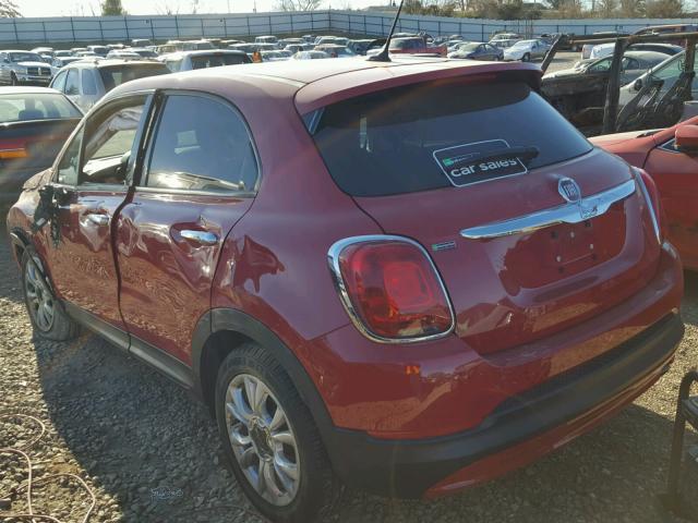 ZFBCFXBT0GP435021 - 2016 FIAT 500X EASY RED photo 3