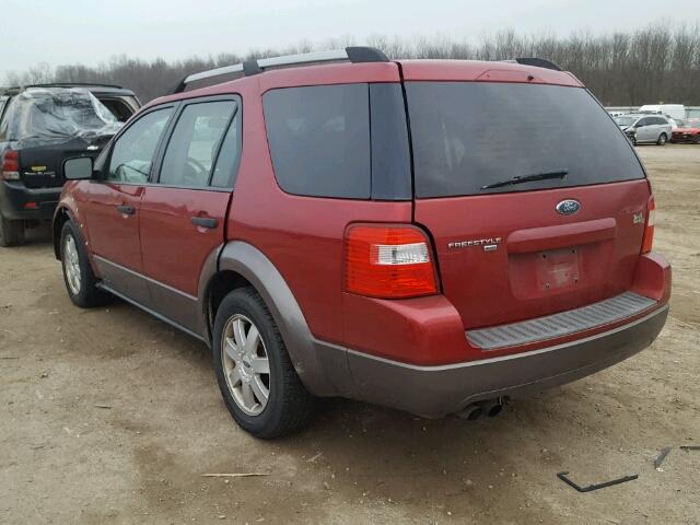 1FMZK04175GA46228 - 2005 FORD FREESTYLE MAROON photo 3