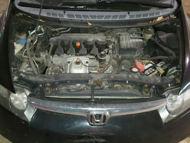 1HGFA16896L078036 - 2006 HONDA CIVIC EX შავი ფოტო 7