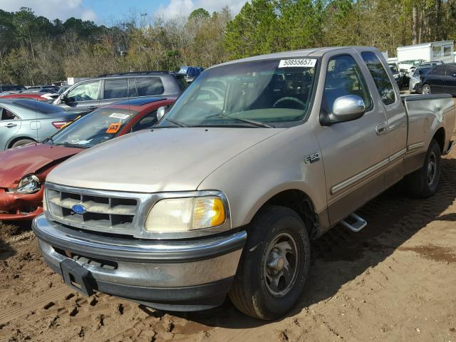 1FTDX1762VND42234 - 1997 FORD F150 GOLD photo 2