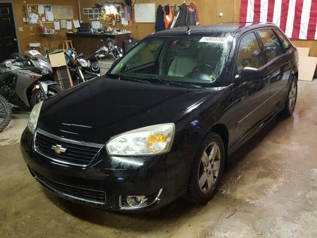 1G1ZU63846F131446 - 2006 CHEVROLET MALIBU MAX შავი ფოტო 2